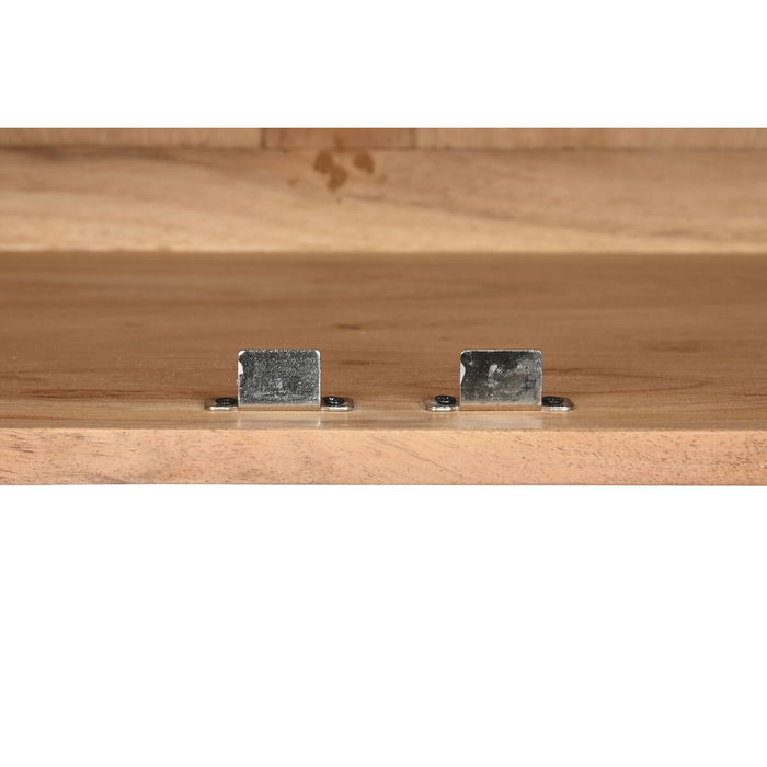 Meubles de télévision Home ESPRIT Marron Noir Métal Acacia 145 x 40 x 52 cm