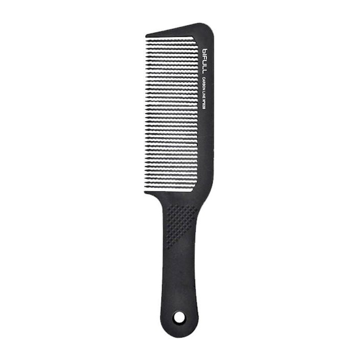 Bifull Peigne Machette Dents Rondes en Fibre de Carbone Nº28 - Peigne Professionnel Antistatique Résistant à la Chaleur pour Cheveux Bouclés Bifull Peigne Machette Dents Rondes en Fibre de Carbone Nº28 - Peigne Professionnel Antistatique Résistant à la Chaleur pour Cheveux Bouclés
