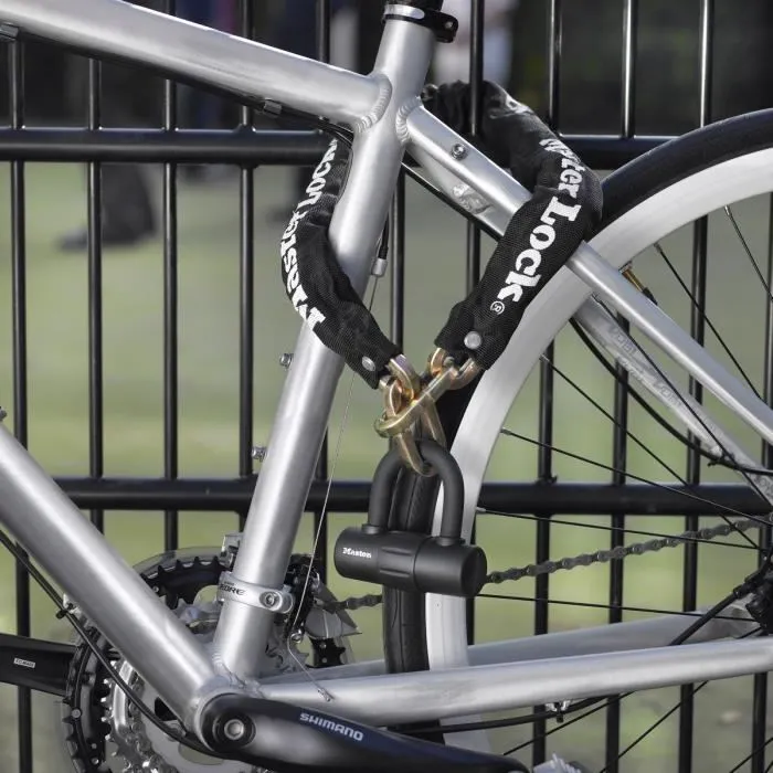 Master Lock 8234EURDPRO Antivol Vélo Chaîne Acier Cémenté 90 cm x 10 mm, Certifié Sold Secure Gold, Cylindre à Disque, 4 Clés, Garantie à Vie