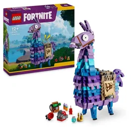 LEGO 77071 Fortnite Lama de Ravitaillement - Figurine de Jeu de Construction à Construire, Tête Mobile, Accessoires, Modèle Décoratif, Cadeau pour Ados 12 Ans et Plus