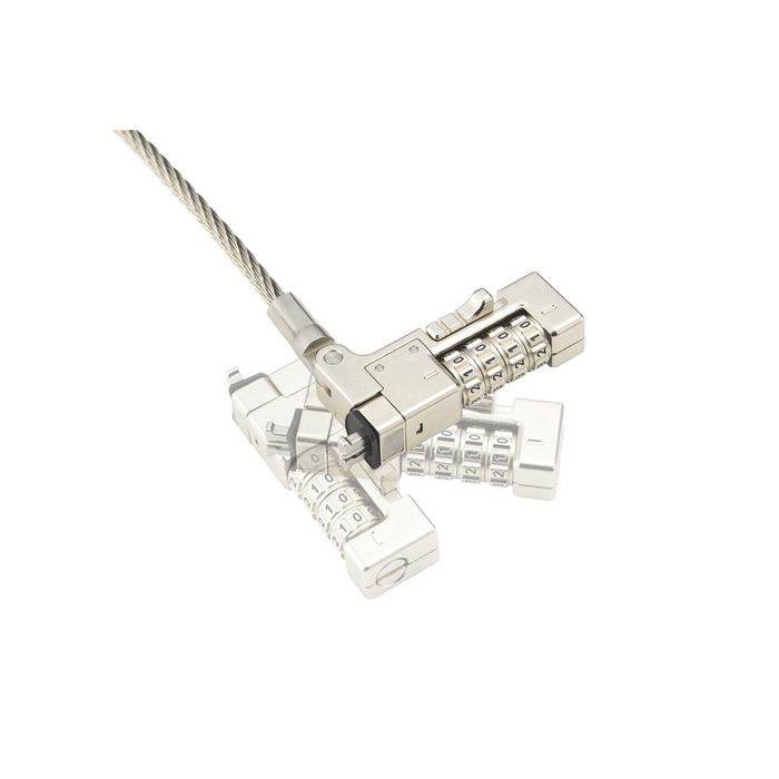Kensington Slim NanoSaver 2.0 EQ - Câble de sécurité à combinaison pour appareils ultrafins - 1.80 m - Réinitialisable 10000 codes