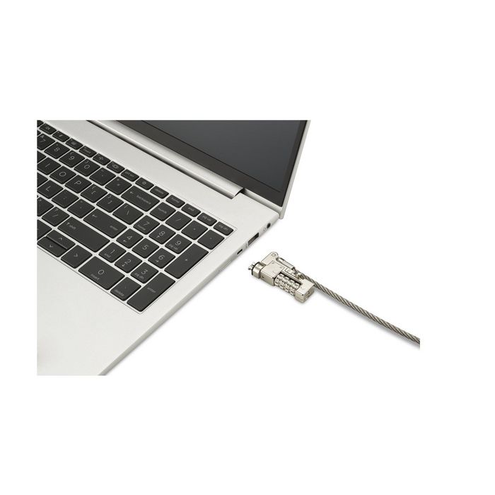 Kensington Slim NanoSaver 2.0 EQ - Câble de sécurité à combinaison pour appareils ultrafins - 1.80 m - Réinitialisable 10000 codes
