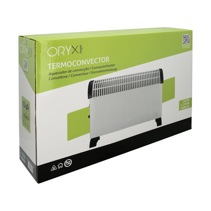 ORYX Termoconvecteur de Sol 750/1250/2000W