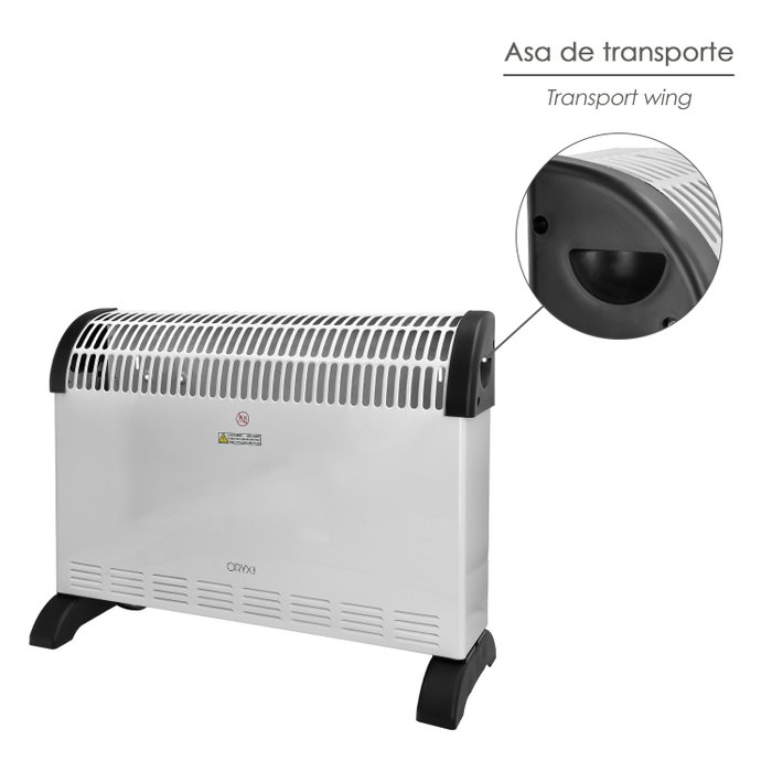 ORYX Termoconvecteur de Sol 750/1250/2000W