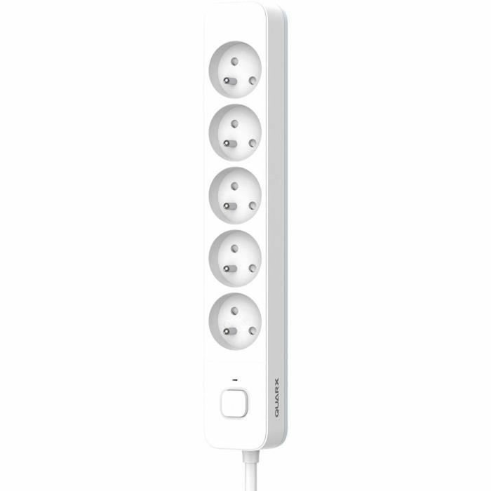 Quarx Multiprise 5 Prises avec Interrupteur et Câble de 3m Quarx Multiprise 5 Prises avec Interrupteur et Câble de 3m