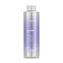 Joico Blonde Life Violet Shampoo 1000ml – Shampooing Neutralisant Brillant pour Cheveux Blonds sans Sulfates SLS/SLES