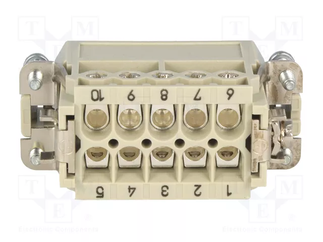 HARTING Insert de contact mâle Han® A 10 broches HDC