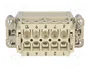 HARTING Insert de contact mâle Han® A 10 broches HDC