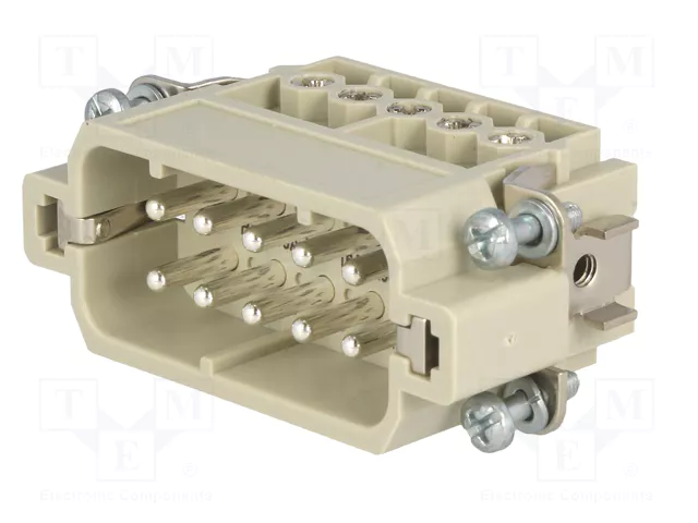 HARTING Insert de contact mâle Han® A 10 broches HDC