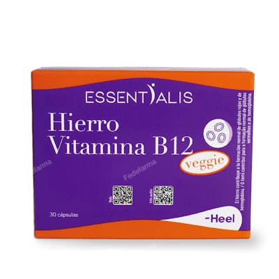 HEEL Essentialis Hierro Vitamina B12 30 capsules HEEL Essentialis Hierro Vitamina B12 30 capsules