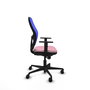 Piqueras y Crespo Chaise de Bureau Jorquera Rose et Bleu