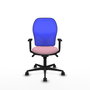 Piqueras y Crespo Chaise de Bureau Jorquera Rose et Bleu