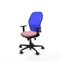 Piqueras y Crespo Chaise de Bureau Jorquera Rose et Bleu