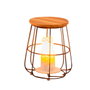 BigBuy Garden Table d'appoint Dewi Marron Bois de teck