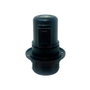 Arditi Porte-lampe E27 avec interrupteur semi-roscado et rondelle noir 2A 250V Ø60 x 80 mm