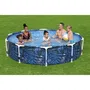 Bestway Steel Pro Piscine Hors Sol Tubulaire Ronde en Acier 305 x 66 cm - Capacité 4062 Litres