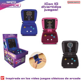 Bandai Tap Tap Arcade 1 - Jouet électronique avec 10 jeux rétro