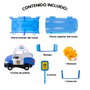 Jazwares - Zhu Zhu Hamster City Police Car Z1078 - Voiture de police interactive avec sirène pour hamster jouet et plus de 40 sons - Enfant 4 ans et plus