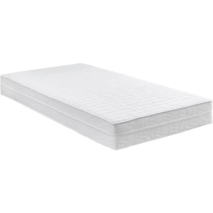 DORMIPUR Matelas 90x200 cm Épaisseur 16 cm - Mousse Mémoire de Forme 30 kg/m³ et Polyuréthane 25 kg/m³ - Housse Détachable et Lavable à 60°C - Certifié OEKO-TEX