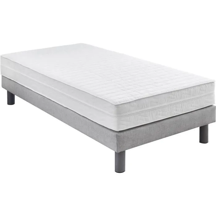 DORMIPUR Matelas 90x200 cm Épaisseur 16 cm - Mousse Mémoire de Forme 30 kg/m³ et Polyuréthane 25 kg/m³ - Housse Détachable et Lavable à 60°C - Certifié OEKO-TEX