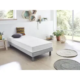 DORMIPUR Matelas 90x200 cm Épaisseur 16 cm - Mousse Mémoire de Forme 30 kg/m³ et Polyuréthane 25 kg/m³ - Housse Détachable et Lavable à 60°C - Certifié OEKO-TEX