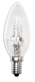 LUZ DLU LAMPARA HALOG.VELA CLARA ECO30 230V-42W E14 FLE6U020