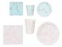 Arte Regal Set 30 pièces anniversaire losanges assortis 23 x 23.5 x 10 cm (Set de 12)