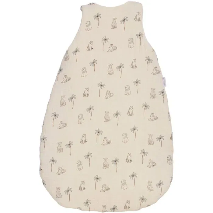 Candide Douillette Naissance 70 cm 3-9 mois, Motif Tigre Blanc, Tog 3.5, Ouverture Facile pour le Change