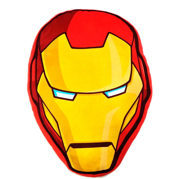 Marvel - Coussin 3D Iron Man Avengers, Housse Décorative 40x40 cm - Personnage Vengadores Marvel - Coussin 3D Iron Man Avengers, Housse Décorative 40x40 cm - Personnage Vengadores