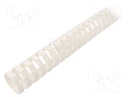 HELLERMANNTYTON Bac pour câbles flexible blanc 0,5m