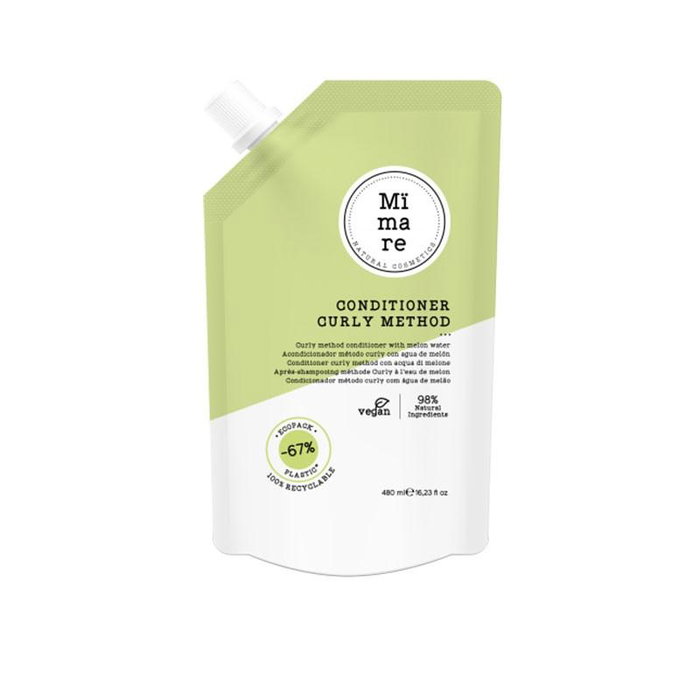 Mimare Acondicionador Méthode Curly au jus de pastèque - Après-shampoing pour cheveux bouclés - 480 ml Mimare Acondicionador Méthode Curly au jus de pastèque - Après-shampoing pour cheveux bouclés - 480 ml