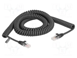 DELOCK Cordon de raccordement spiral Cat 5e RJ45 1,3m