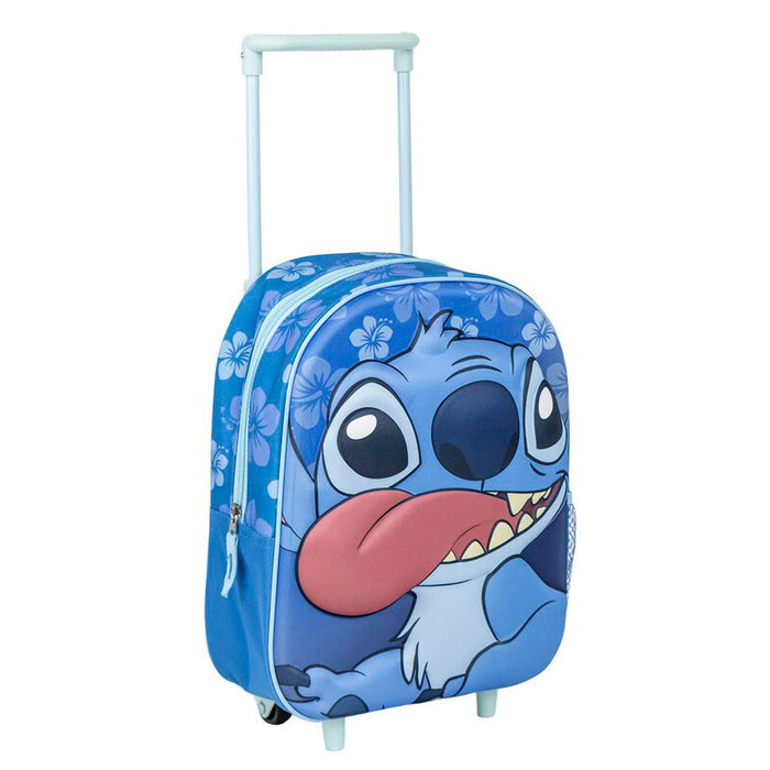 Cerdá Trolley Disney Stitch 31 cm 3D - Valise Cabine Enfant 31x25x10 cm, Polyester et EVA Cerdá Trolley Disney Stitch 31 cm 3D - Valise Cabine Enfant 31x25x10 cm, Polyester et EVA