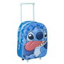 Cerdá Trolley Disney Stitch 31 cm 3D - Valise Cabine Enfant 31x25x10 cm, Polyester et EVA
