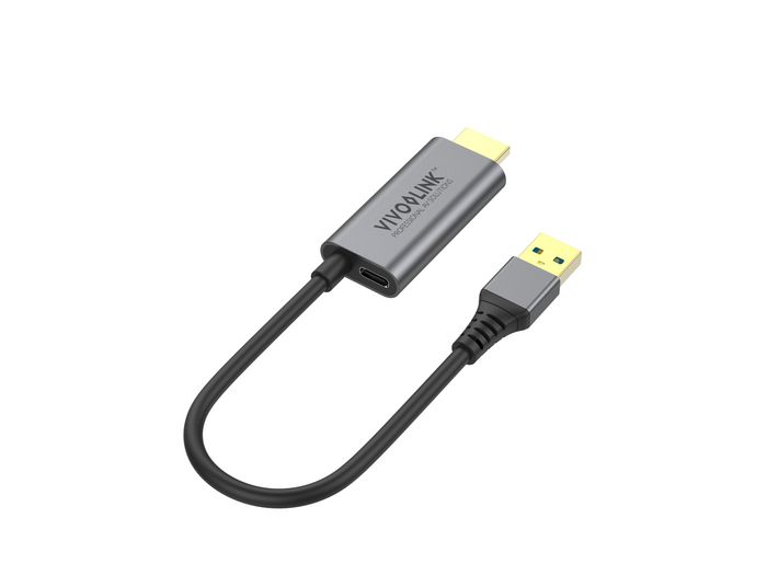 Vivolink PROADHDMI Adaptateur HDMI et USB-A vers USB-C