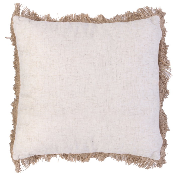 Home Deco Factory Cojín 40x40 cm Rafia Naturel Mirage