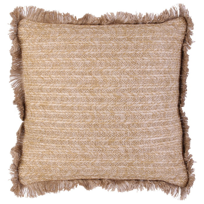 Home Deco Factory Cojín 40x40 cm Rafia Naturel Mirage