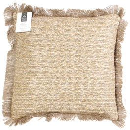 Home Deco Factory Cojín 40x40 cm Rafia Naturel Mirage