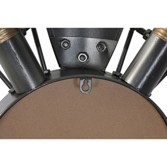 Horloge Murale Home ESPRIT Doré Argenté Métal Hélices Vintage 121 x 7 x 106 cm