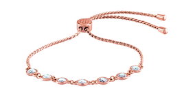 Tommy Hilfiger Bracelet en Acier Inoxydable Rose 25cm