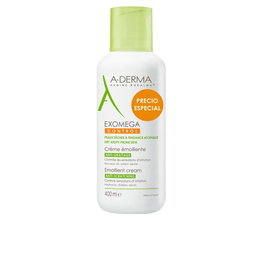 A-derma Exomega Crème de Nuit Hydratante et Apaisante pour Peaux Sensibles et Sèches, Tube 400ml