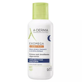 A-Derma Exomega Control Crème de nuit émolliente réparatrice pour le visage 400 ml