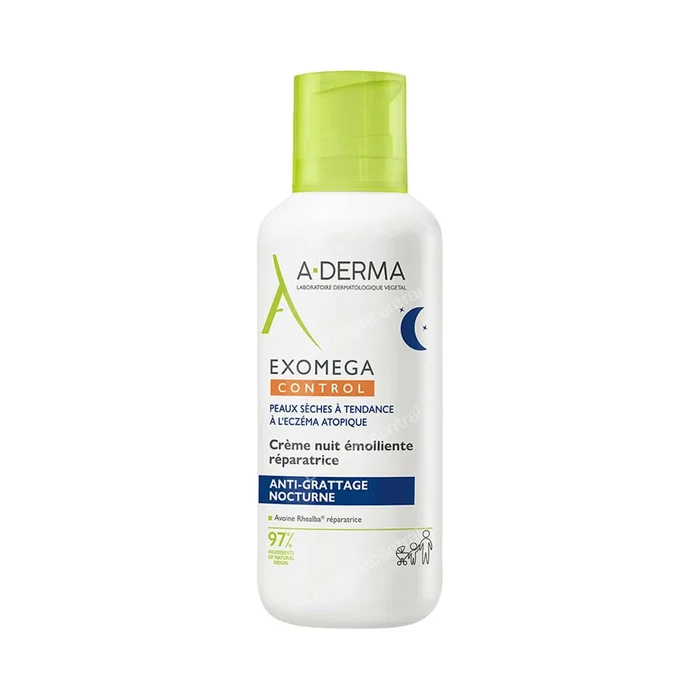 A-Derma Exomega Control Émollient Nuit 400 ml
