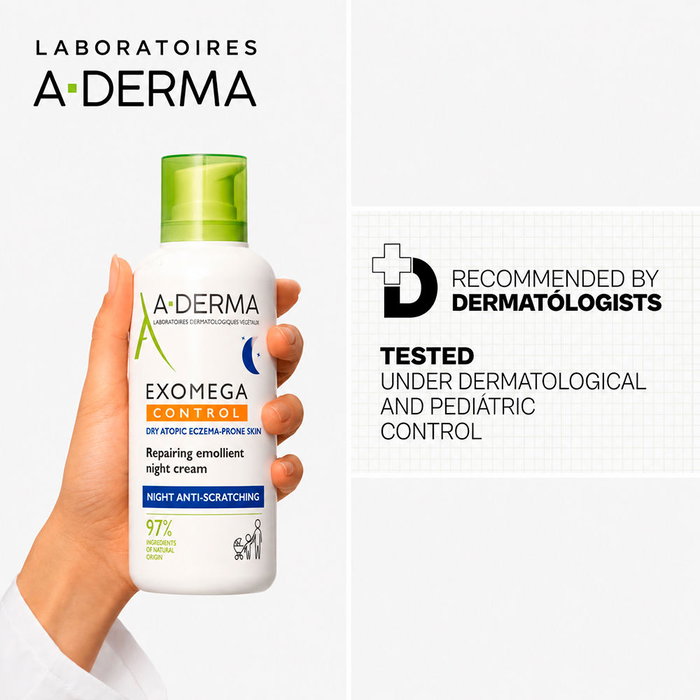 A-Derma Exomega Control Émollient Nuit 400 ml