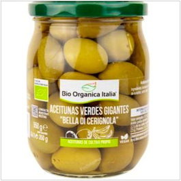 BIO ORGANICA ITALIA Olives vertes géantes BIO 550g