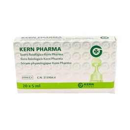 KERN Sérum Physiologique 20 Monodoses de 5 ml