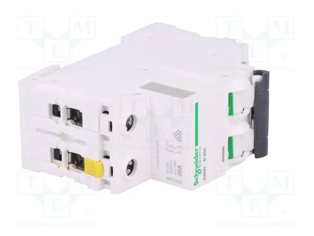 SCHNEIDER ELECTRIC ACTI9 iC60N Disjoncteur 2P 20A 400VAC 6kA SCHNEIDER ELECTRIC ACTI9 iC60N Disjoncteur 2P 20A 400VAC 6kA