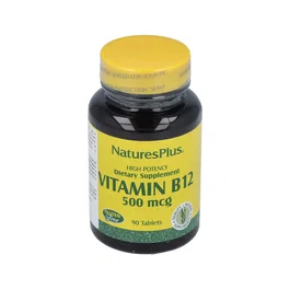 Natures Plus Vitamine B12 500 mcg 90 Comprimés Complément Alimentaire