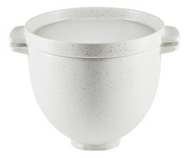 Kitchenaid 5KSM2CB5BGS - Bol pour pain avec couvercle specklé gris - Ensemble pour robot pâtissier, cuisson au four