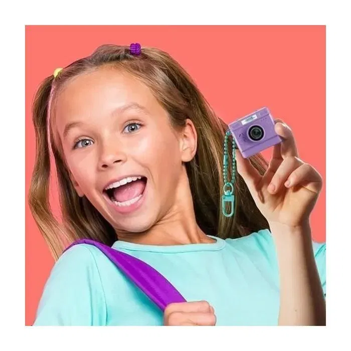 Canal Toys - Appareil Photo Numérique Mini Vintage pour Enfants avec Porte-clé et Carte SD 1Go - Photo Creator - Modèle CLK 06